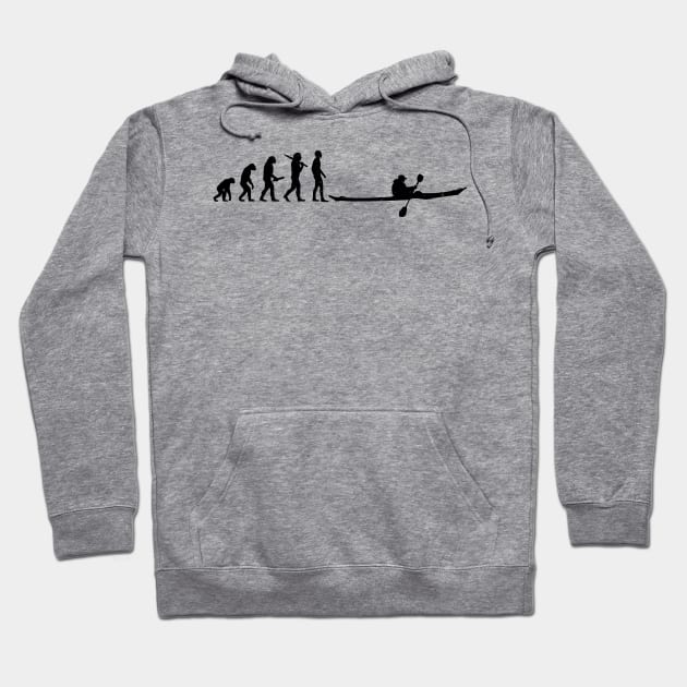 kayaking Hoodie by Ojo Dewe